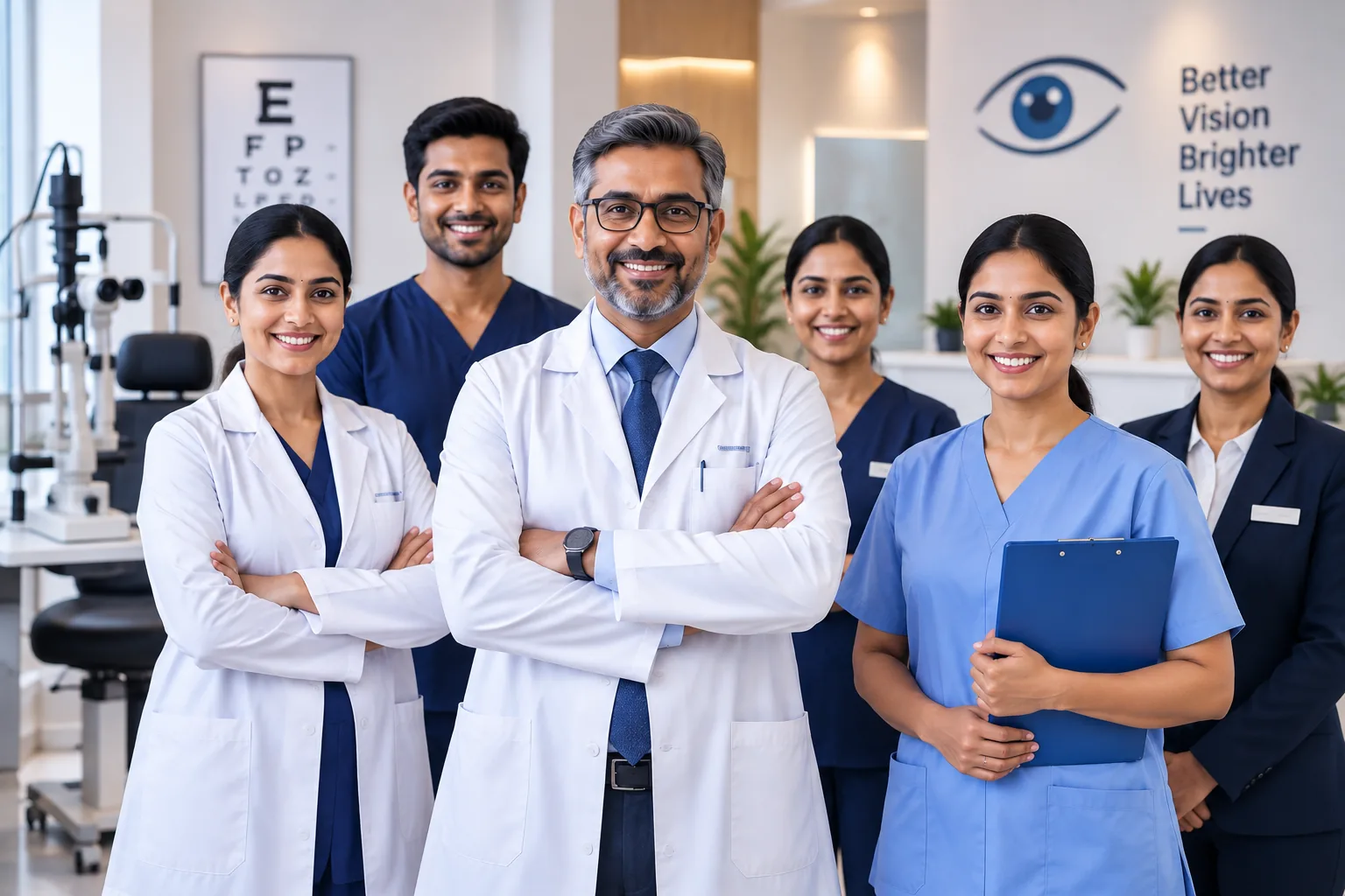 Pharande Eye Hospital doctors and staff team